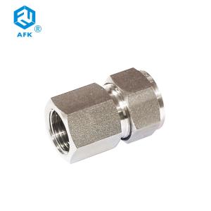 China NPT Thread Stainless Steel Connector Custom Ferrule Forged wholesale