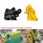 23 Ton 30 Ton Bucket Excavator Quick Coupler Antiwear With Pins
