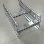 Silver Galvanised Steel Cable Tray 50mm-1000mm For Indoor And Outdoor