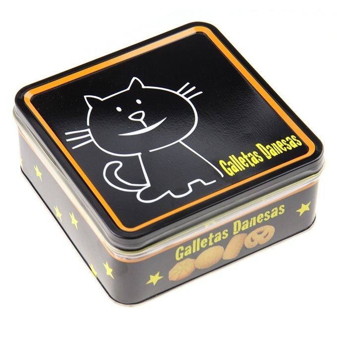 Nestle Metal Tin Square Tin Container Wholesale Tin Box Metal Containers with Lids for Storage