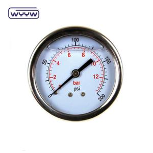 China price 60mm center back dual bar pressure gauge wholesale