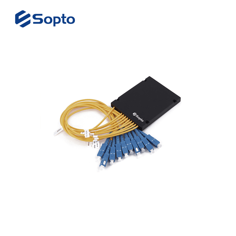 Reliable Fiber Cable Splitter , PLC Splitter 1x4 SM LC Connector Type