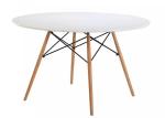 Wooden Legs 17kgs 900mm Modern Dining Table