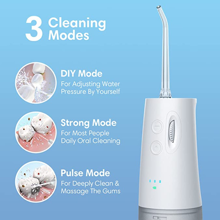 Adjustable High Pressure Water Flosser 20 - 140 PSI OEM Electric Dental Flosser