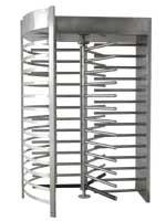 China Remote Control Full Height Pedestrian Turnstiles Semi Automatic Mechanism wholesale