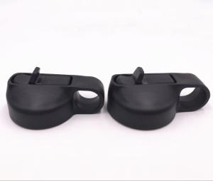 China PP Flask Wide Mouth Straw Plastic Bottle Lids In Black Color , Spill Resistant wholesale