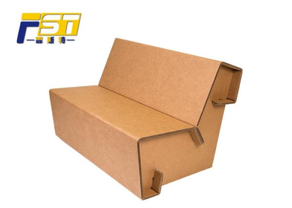 Lightweight Corrugated Box Furniture Environmental Friendly With Recycling