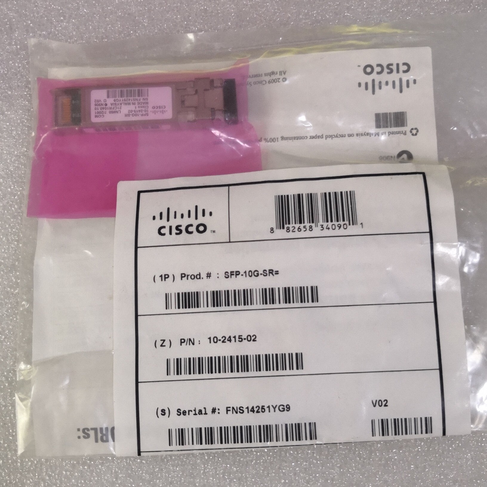 Cisco QSFP-40/100 SRBD Transceiver Module Orignal New Cisco 40/100G SRBD QSFP