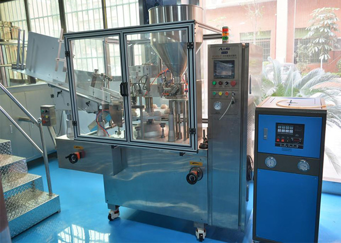 Automated Cream Ointment Tube Filling And Sealing Machine Suit For Plastic Tube