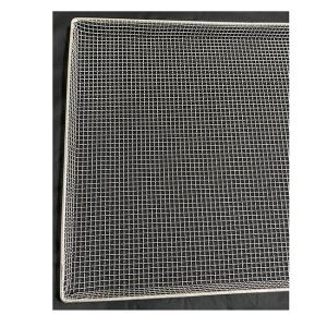 10kg Customized Rectangle Professional Stainless Steel Baking Trays Woven