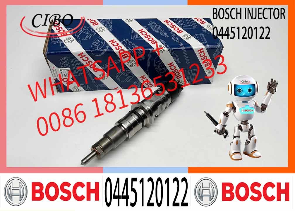 Diesel Engine Spare Parts Common Rail Injector 0445120122 0 445 120 122