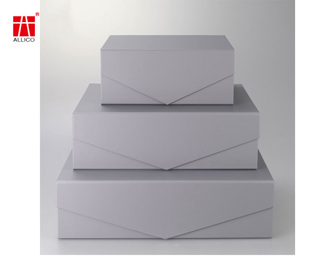 Rectangle Foldable Packaging Box Magnetic Closure 3.5 - 6.5 Inches