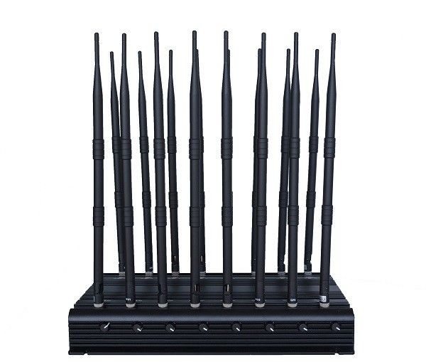 5.2g 5.8g Radio Frequency Scrambler , 18 Bands Radio Jamming Device 315 433 868MHZ