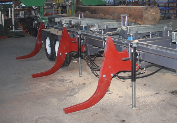 CE Marked Farm Style Fully Auto Hydraulic Horizontal Gasoline Petrol Band Saw Sawmill