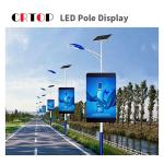 P3mm Street Light Pole LED Display Street Road Advertising Board