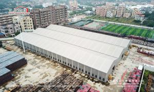 China 20X100m Aluminum And PVC Tents Connect Together Used As Warehouse wholesale