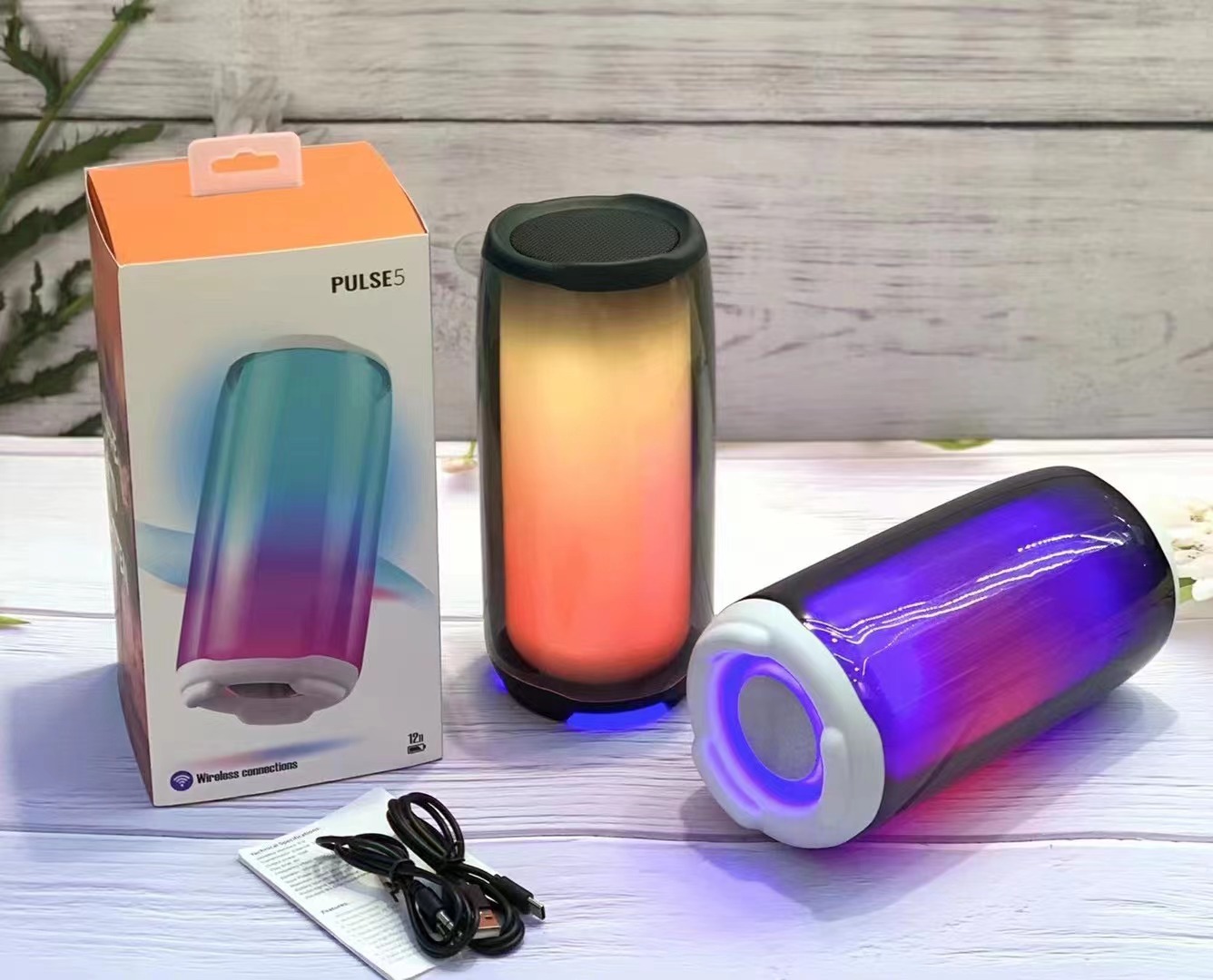 Intelligent Personal Assistant None Wireless Speaker with 3D Sound and LED Light