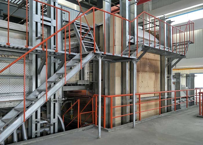 ODM OEM End Fired Furnace 100T Automotive Glass Melting Equipment