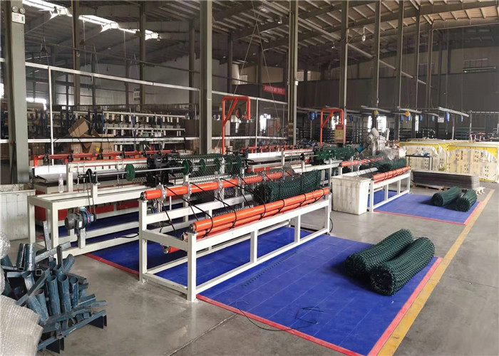 Single Wire Chain Link Fence Machine Mesh Width 0.5-4m With Alarm System