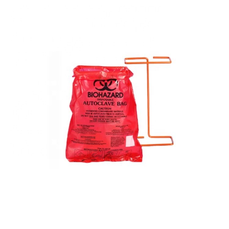 High Strength Autoclavable Biohazard Bag Gravure Printing Polyethylene Garbage Bag