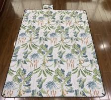 China 210d 80g Foldable Waterproof Picnic Blanket Polyester Printing Outdoor Beach Mat wholesale