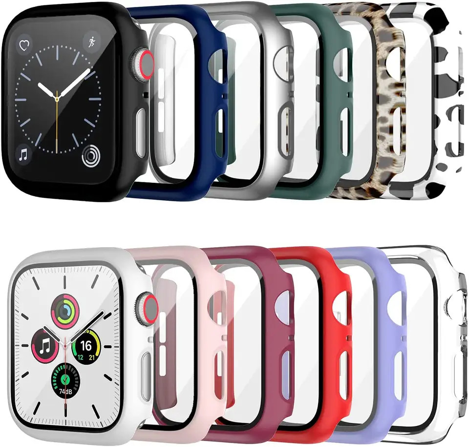Anti Scratch Watch Screen Protector Case 42mm 44mm Hard Watch Face Protector