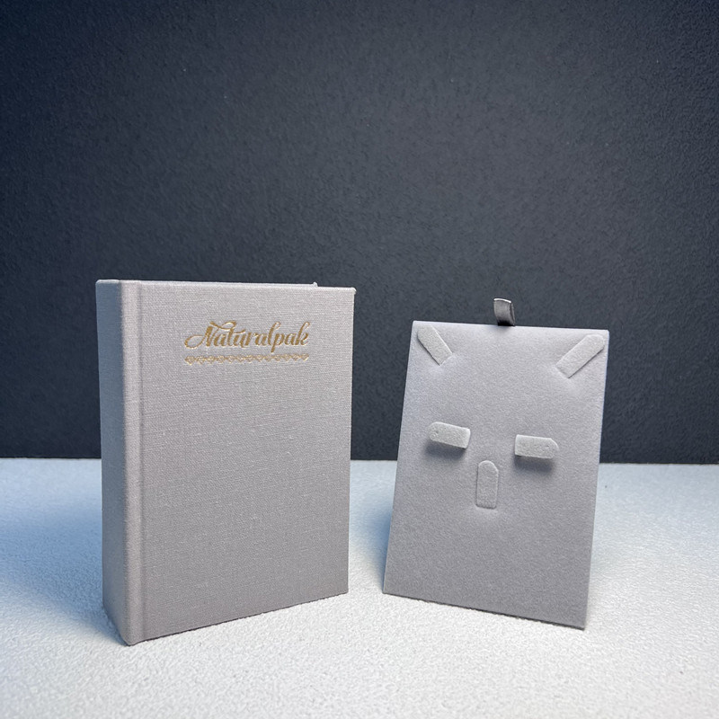 Custom Luxury Earring Gift Box Magnet Magnetic Paper Closure Foldable Packaging Folding Gift Box