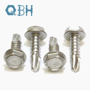 China DIN7504K Hex Head Drilling Screws With EPDM Washer wholesale