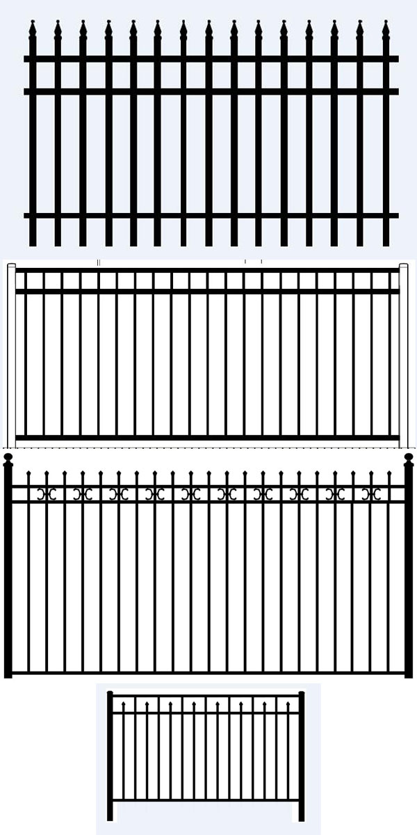 Tubular Garrison Fence/ Australia Security Commerical Garrison Fence Panel/ Black Garrison Fence