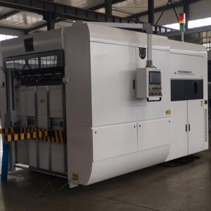 China Heavy Duty 14.5~15.5T Corrugated Cardboard Die Cutting Machine With 980mm Cutting wholesale