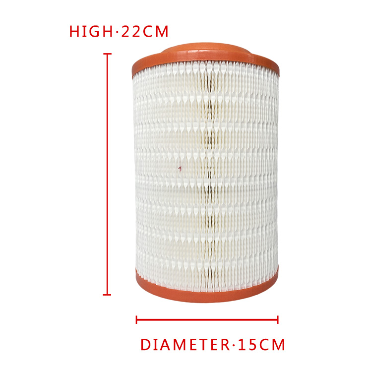 Shuailing Original Auto Parts Kangling Truck Air Filter 1522 with White Filter Paper