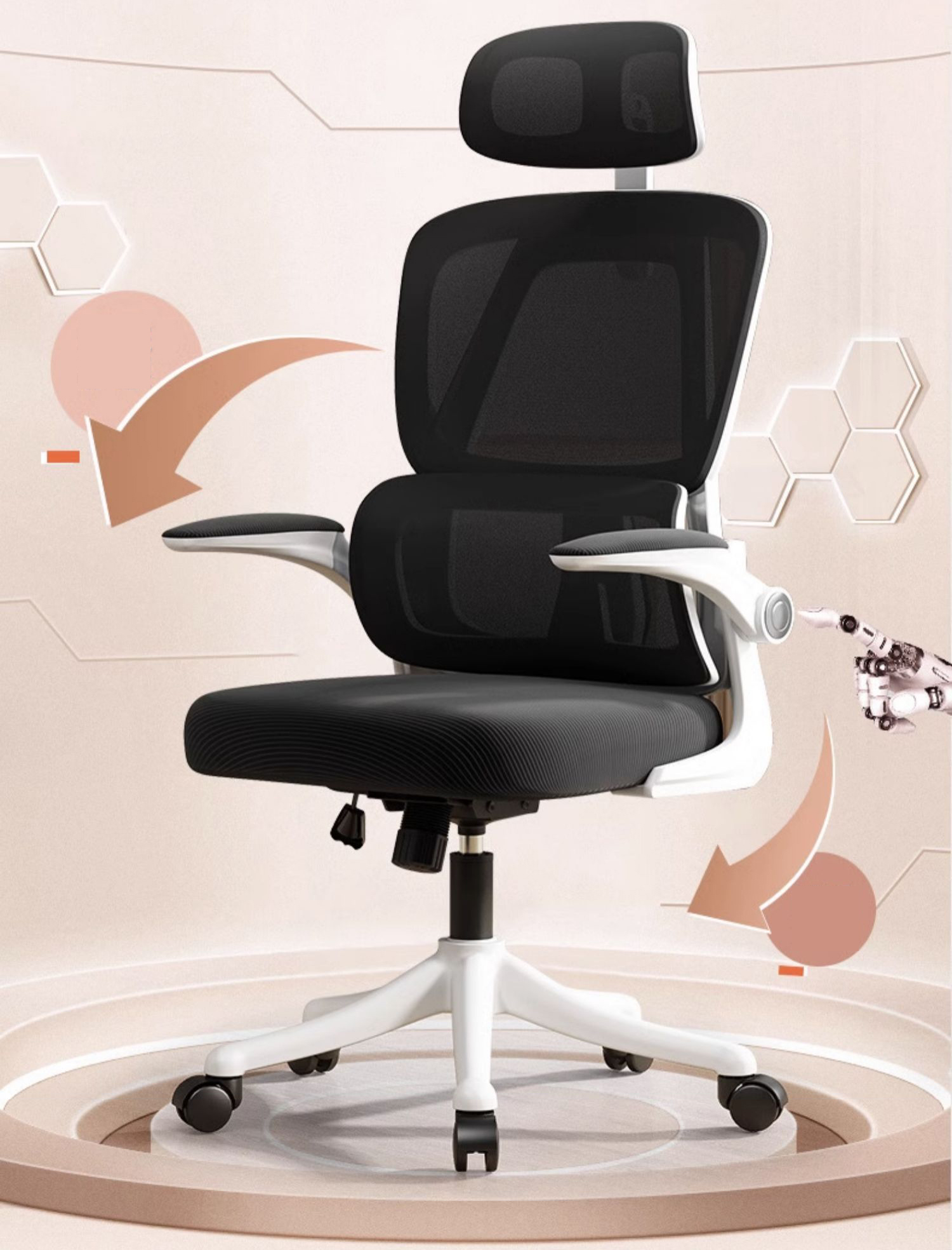 360 Degree Rotation Ergonomic Chair The Ultimate Seating Solution for Home and Office