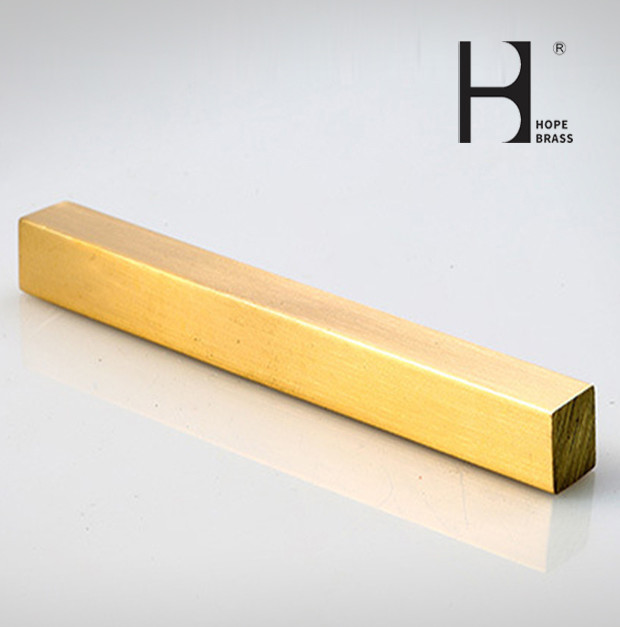 Rustproof Brass Square Bar Stock Smooth Surface Square Brass Rod