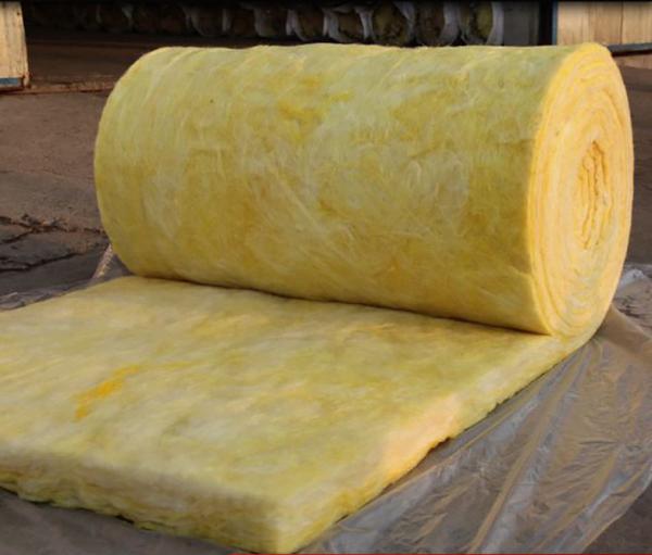 Fiberglass Wool Roll Heat Insulation Material Blanket 48kg/M3 Glasswool 25mm