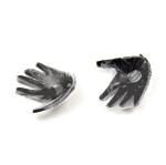 FN009 Wholesale Black Ladies Sexy Glitter Sequin Pasties Breast Petal Pasty