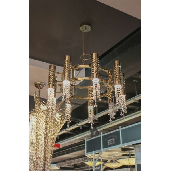 AC85 - 265V 10000lm Modern Crystal Chandelier Energy Saving Indoor Lighting