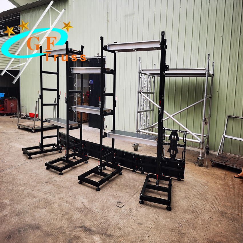 Heavy Duty Stage Truss System LED Screen Truss Wall Totem Ladder Type
