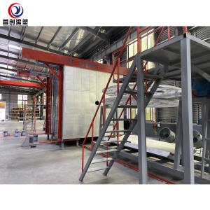 China Plastic Chairs Shuttle Rotomolding Machine / 55kw Rotomolding Equipment wholesale