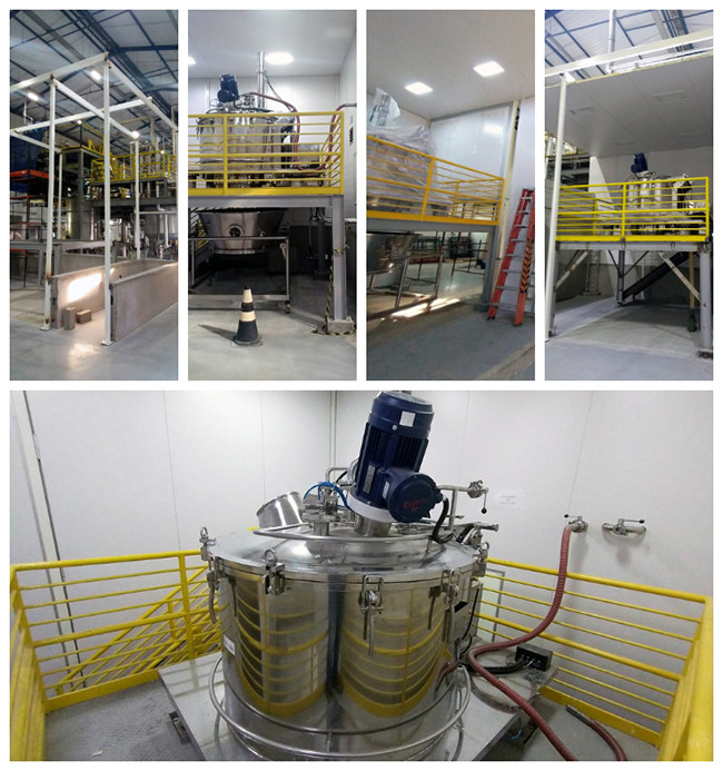 Chemistry Pharmacy 1000mm Basket Batch Type Centrifugal Machine