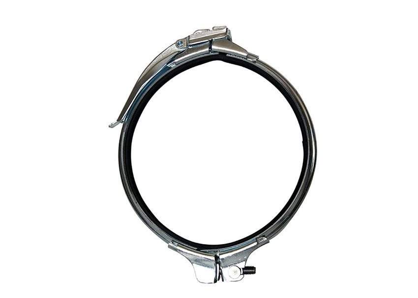 4 Inch Dust Extraction Galvanized Pipe Clamp