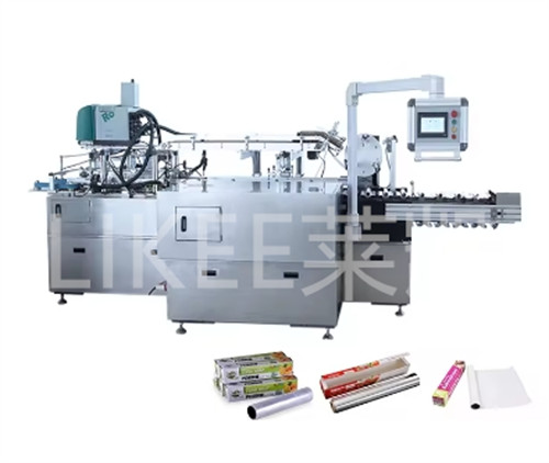 Automatic Aluminium Foil Roll Carton Packing Machine For 400g/square meters White Cardboards
