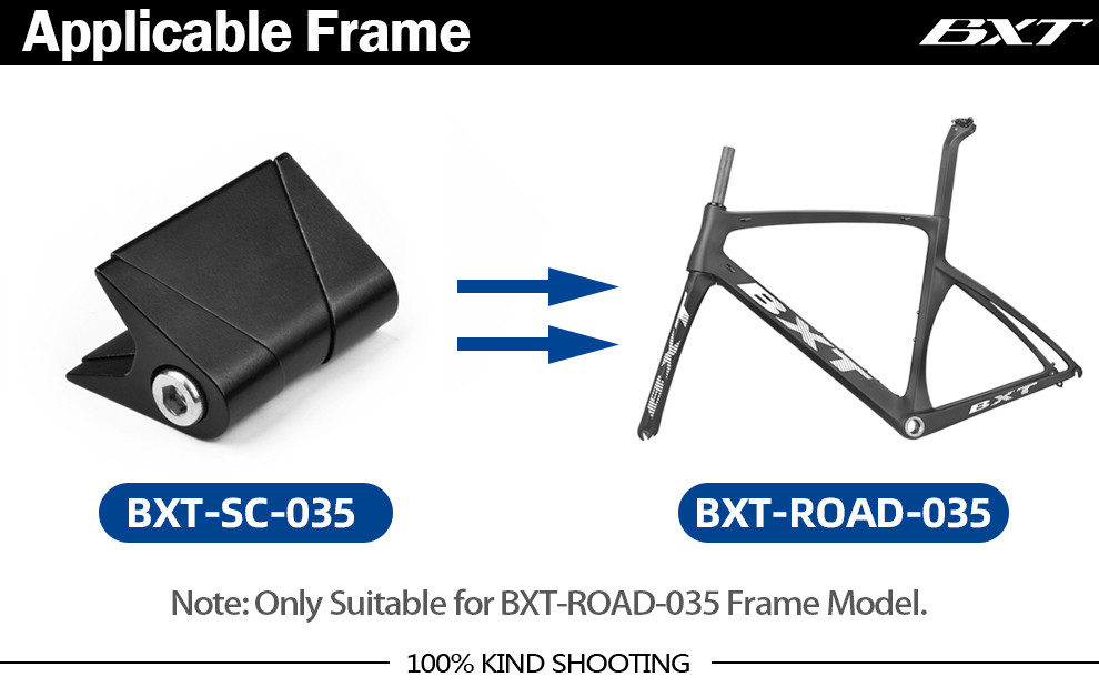 BXT 7075 Aluminum Alloy Bike Seat Clamp For BXT Road Bicycle Frame