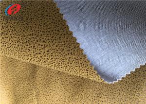 China Polyester Brushed Fleece Fabric , Printed Velvet Upholstery Fabric Fashion Design wholesale
