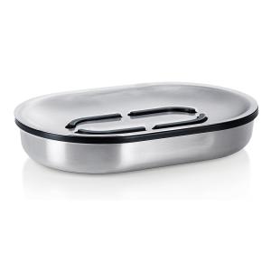 China Commercial Bathroom Soap Holder Silver Basket Tray Square Soap Dish wholesale