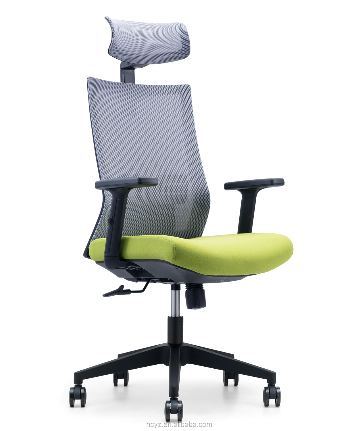 Adjustable Armrest and Headrest Office Mesh Chair for Modern High Back Ergonomic Design