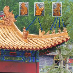 China Temple building material Chinese style roof dragon roof tiles wholesale