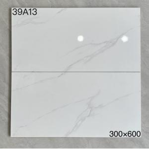 Bathroom Kitchen Polished Marble Ceramic Tile 300x600 Bright Wall Stone