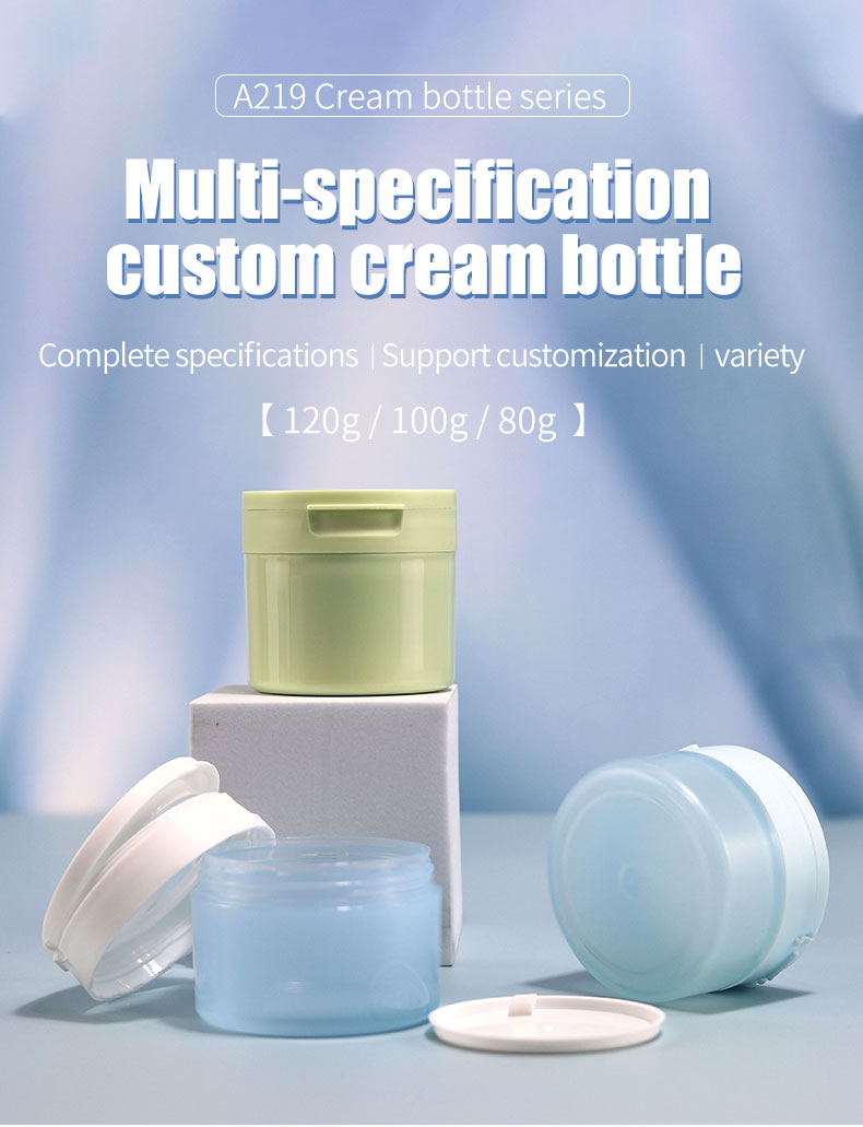 PP Empty Powder Jar 100g 120g 4 Oz Cosmetic Jars With with Flip Top Lid