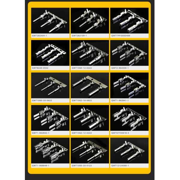 ISO9001:2015 Certified Brass Pin Terminal with Brass Tin Plating and Coated Tin Surface for Automotive Electrical Applications
