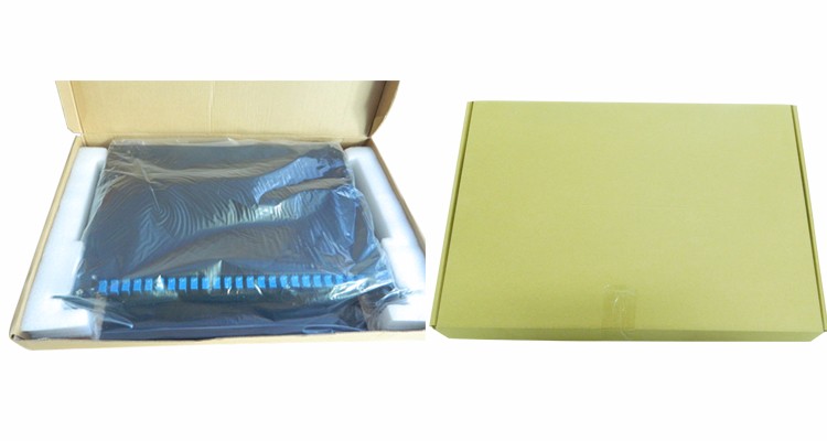 Cold Rolled Steel 1U 19" SC Fiber Optic Patch Panel 24 Port
